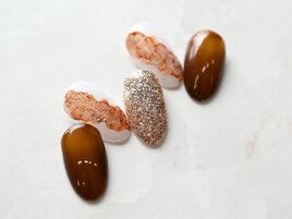 べっ甲☆ターコイズデザイン