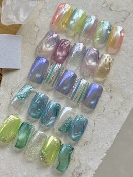 ケーネイルアトリエ もみじヶ丘店(K nail atelier)の写真/【完全個室】自分だけのハイセンスネイルを堪能★オフ・ケア無料が嬉しい♪完全定額制サロン☆[富谷]