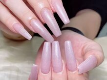 シーアンドビーネイル(C&B Nail)/チップ長さだし/ワンカラー
