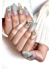 成人式ネイル☆スカルプ