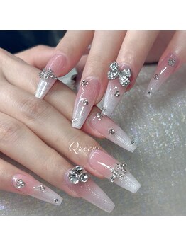 クイーンズビューティーサロン 新宿本店(Queen's beauty salon)/チップ長さ出し10本やり放題