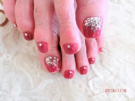 逆ラメグラデーション