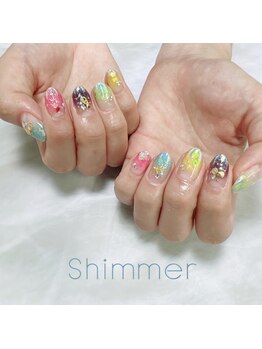 シマー(Shimmer)/ミラーネイル120分アートやり放