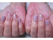 プチリリィ(Petit Lily)/大人パープルネイル