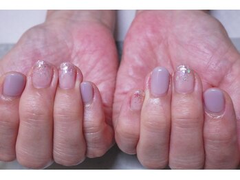 プチリリィ(Petit Lily)/大人パープルネイル