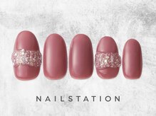 ネイルステーション たまプラーザテラス店(NAIL STATION)/シンプルネイル／パラジェル