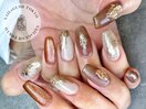ニュアンスネイル/秋ネイル