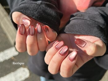 フェリークネイル(feerique nail)/マグネット/シンプルネイル/圓山