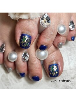ネイルズミラク(nail's mirac.)/ネイビーネイル