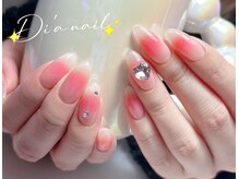 ディアネイルサロン 池袋(Di’a)/チークネイル/フィルイン/ハート