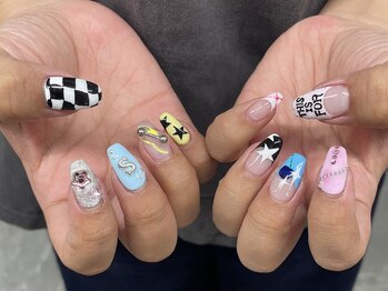 グロウ ネイル(GLOW×NAIL)/Art by AN