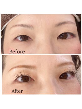 エムアンド(m&)/眉WAX+マスカラまつ毛パーマ