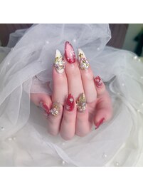 クリスマスネイル￥9000
