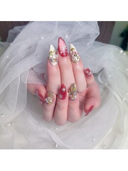 グランディール(Grandir)/クリスマスネイル￥9000