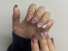 インザピンクリリー(in the pink LILY)/マグネットネイルミラーフレンチ