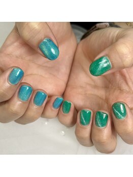 クラッシーネイル ビューティー(classy nail beauty)/ワンカラー/マグネット追加