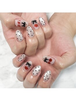 ミネイル(3nail)/さくらんぼネイル