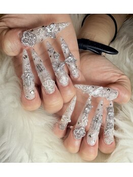 ゴテゴテセレブネイル