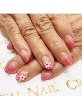 クリスタルネイル ゆめタウン博多店(CRYSTAL NAIL)/グラデーションネイル