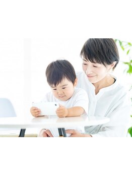 お子様同伴OKのサロン