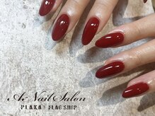 エーネイルサロン プラーカ本店(A-Nail Salon)/ボルドーワンカラー