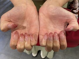 ハンドラメグラデーション