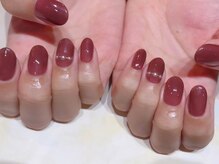 ウープスネイル 北上パル店(OopsNAIL)/ワンカラー／デザイン2本