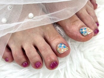 アンジュ(Ange)/【Foot】フラワーアート