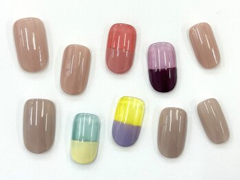 ネイルサロン クイール 小山店(NAIL SALON QUILL)/ハーフフレンチ