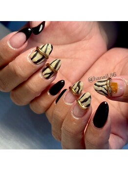 Mネイル 伏見店/haruka nail × もこもこネイル