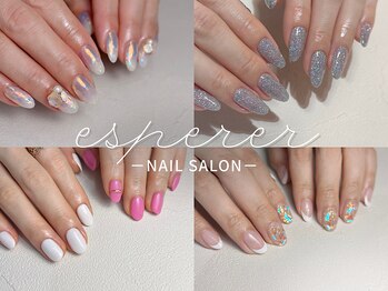エスペレ 六本木(esperer)/フラッシュネイル/ミラーネイル