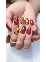 レインボーネイルズ(Rainbow nails)/べっ甲　ヒョウ　ネイル
