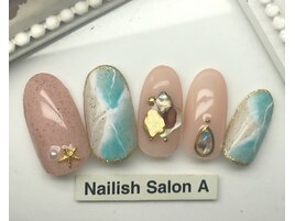 ニュアンス波ネイル