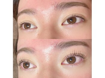 ネイルアンドアイラッシュヴィーナ ゆめタウン廿日市店 (Nail&EyeLash Vina)/パリジェンヌbefore→after