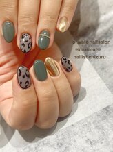 プライベート ネイルサロン マーマ(murmur)/レオパードネイル