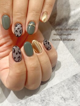 プライベート ネイルサロン マーマ(murmur)/レオパードネイル