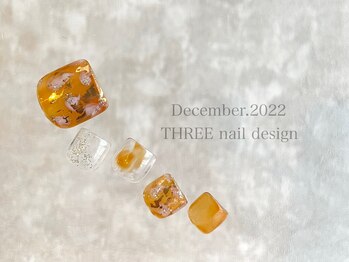 スリー(THREE)/December 2022/nail desing