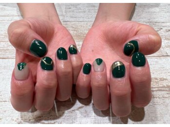 トータルビューティー ハナコ/シンプル大人ネイル