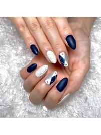 ニットネイル☆持ち込み☆冬