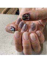 ホニ(Honi)/ビジューネイル　¥6000