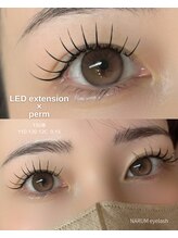 ナルム(narum)/LEDエクステ×パーマ♪