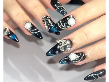 ヨシ ネイル 新宿店(Y.S NAIL)の写真/持ち込みデザインもお任せあれ♪《来て、楽しい。見て、嬉しい。》最高級のアートNAILを…