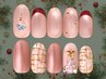 【ケア込】選べる♪クリスマスネイル ￥9500