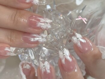 アディクトウラ ネイル(Addict'ula nail)/クリアフレンチ