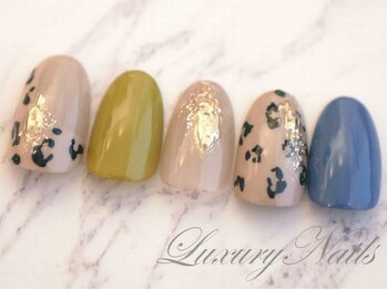 ラグジュアリーネイルズ タカダノババ(Luxury Nails Takadanobaba)/ヒョウ柄*カラフル