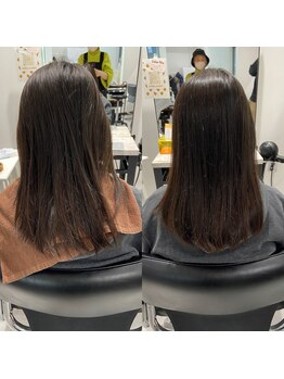 シュール センター南(SURREAL)/ヘッドスパ後のビフォーアフター