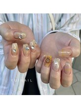 ロミー(Rommy)/ひまわりネイル