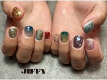 ジッフィーネイルスタジオ(JIFFY nail studio)の雰囲気（◎個性派・ニュアンス好きです^^ジェルのお色は130種類以上★）