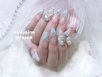 ミニョン(Minyon)の写真/≪パーツ盛り放題クーポンご用意あり♪≫カラー・パーツ豊富に取り揃え仕上がりに差がつく理想のお手元に◎