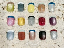 ビーネイル 名古屋志賀本通(B.nail)の雰囲気（2025秋新作登場＊ニュアンスバイカラーフレンチ｜パラジェル可能）